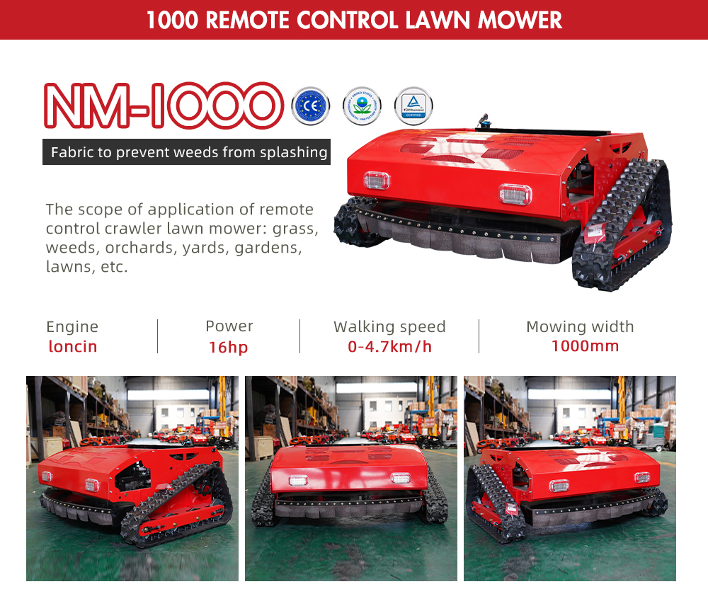 07 Crawler Wheel Type Remote Control Mower