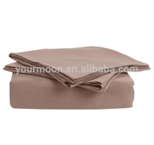 Cheap 85gsm brushed microfiber bed sheet sets/sheets for home hotel used