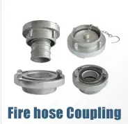 Aluminum Storz Fire Hose Coupling Cap with Chain