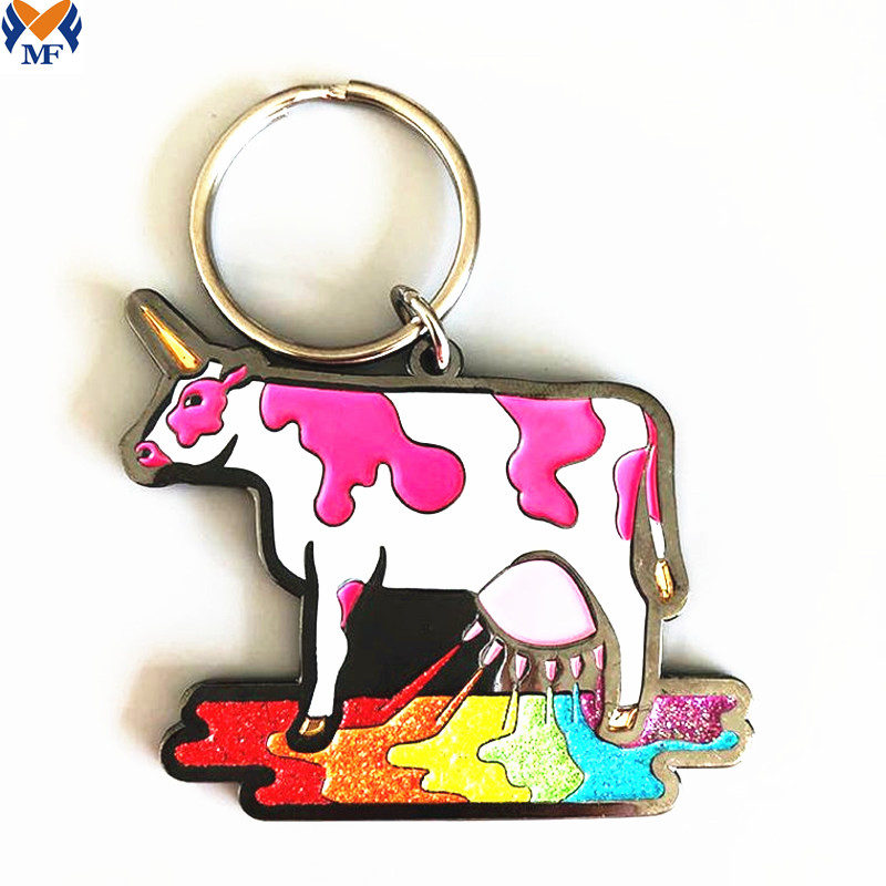 Cow Tag Keychain Jpg