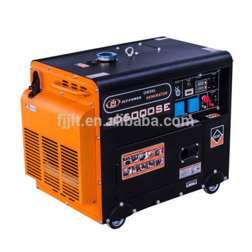 Silent Type Portable 220V 5 Kw Generator Diesel, AC Single Phase Heavy Duty Diesel Generator