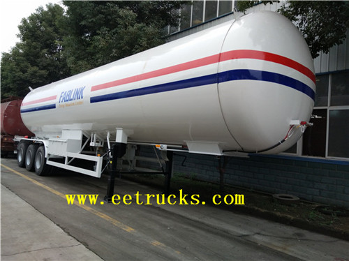 49cbm 25ton Liquid amonia tanker nusu trela