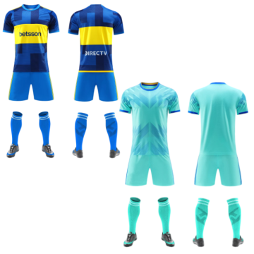 Boca Juniors 23-24 Home Soccer Uniforms - Men, Kids, Youth Kits