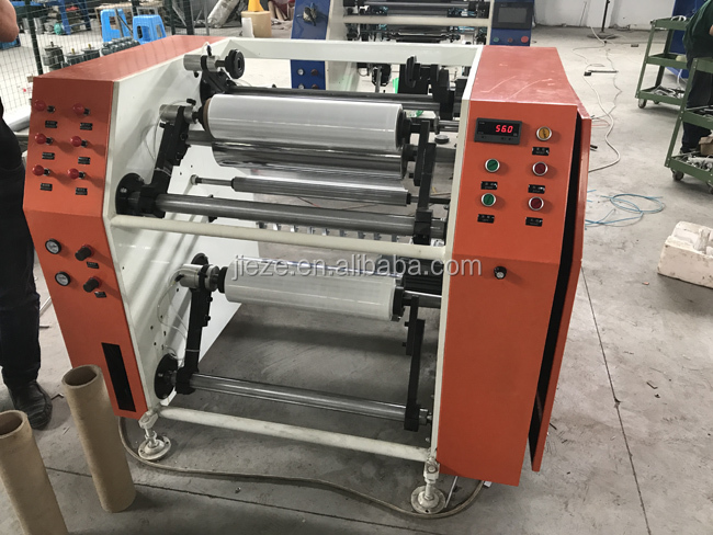 Construction Works 1000mm Semi-auto Stretch Film Rewinder Machine