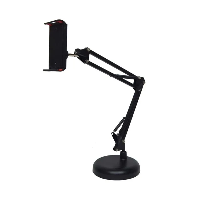 cellular Heavy Round Base Table Stand Arm Phone Tablet Holder