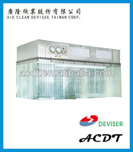 Class 100~100000 Hardwall Softwall Standalone Booth Station for electronics operation