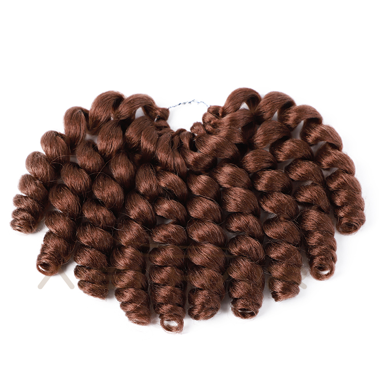 Aisi Hair 8 Inch Jumpy Wand Curly Crochet Braids 10 Roots Jamaican Bounce Synthetic Crochet Hair Extension For Black Women