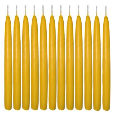 Wholesale Hand Dipped Beeswax Taper Candles