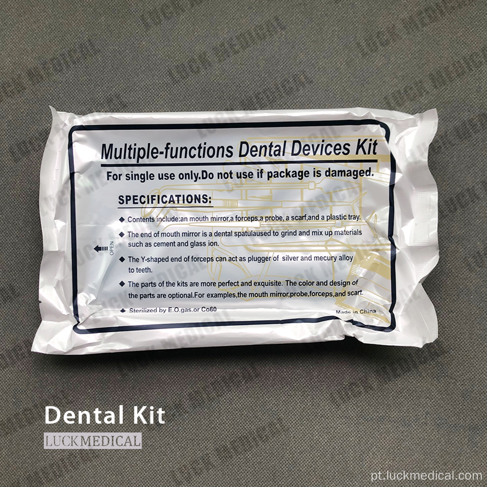 Kit de ferramentas dentárias clínicas