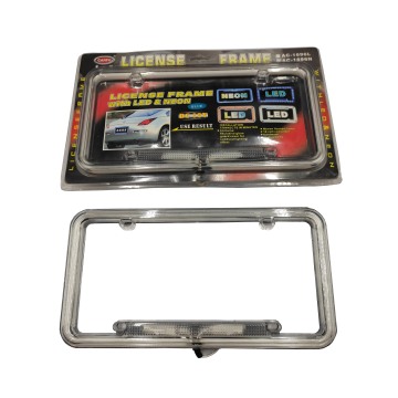 2020 New Car Accessories Neon Lights License Plate Holder - OEM Custom License Plate Frame