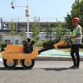 High efficiency small double drum diesel vibration road roller with good price