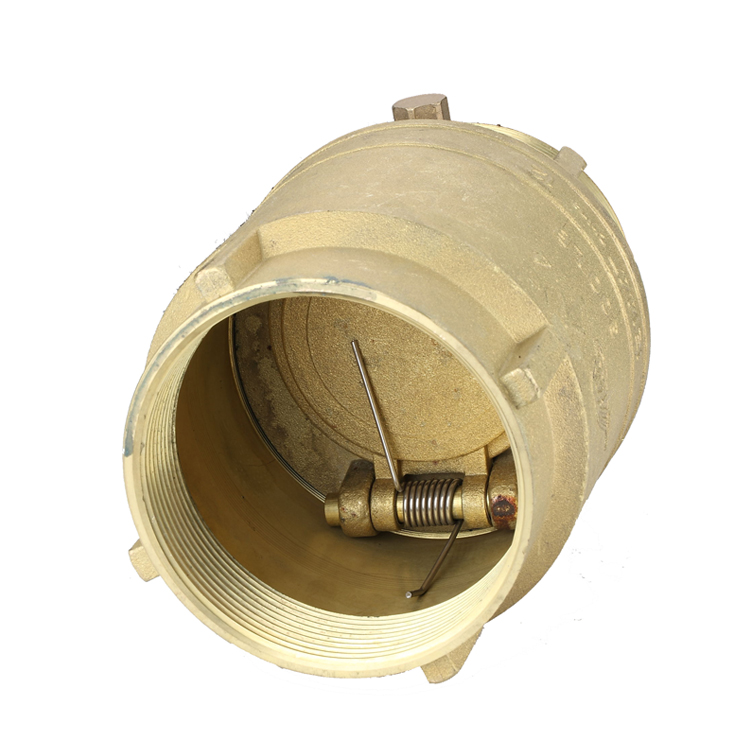 4'' brass male inlet x female outlet check valve fire safety equipment for fire protection