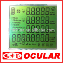 STN Segment LCD Display Yellow Green