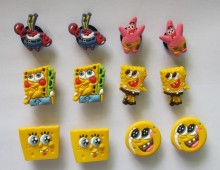 FREE SHIPPING 12 PCS Spongebob SHOE CHARMS FIT JIBBITZ