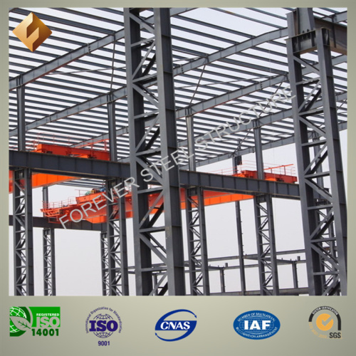 Latice Section Column Prefabricated Steel Structure Workshop