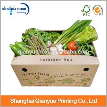 Hot fatory quality vegetable packaging carton boxes box