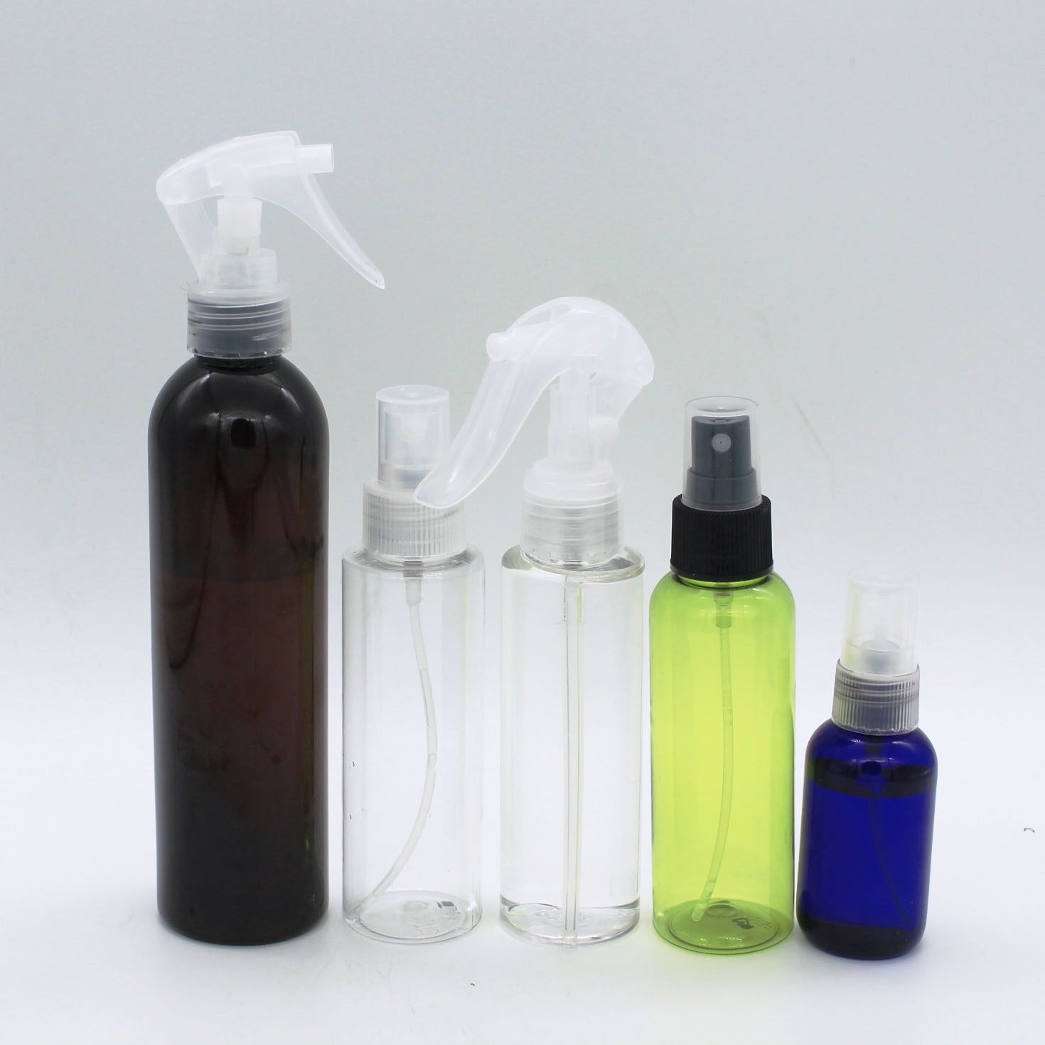 manufacturer design high quality empty cosmetic disinfectant spray pet plastic bottles