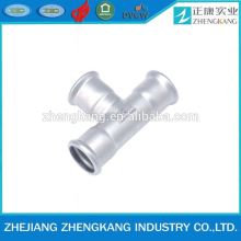 China factory stainless steel thread equal tee fitting