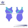 Ballet Gym embroidery Bodysuit sleeveless gymnastics leotard