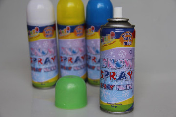250ml Color Disappear White  Foam Snow Spray