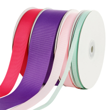 Factory Direct Custom Solid Grosgrain Ribbon - Sustainable Polyester for Fashion Packing