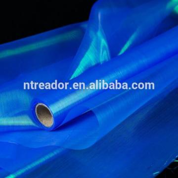 shimmering organza fabric roll