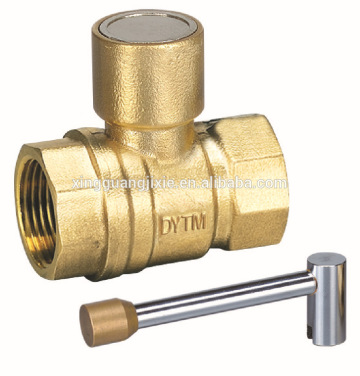 Female brass lockable valve