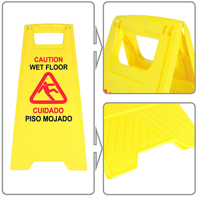 ional Hazard Safety Sign Cleaning Slippery Plastic caution wet floor warning signs in hotel