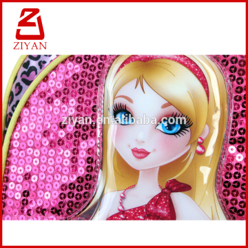 China suppies lovely girls school backpack bag