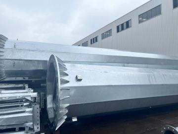 130kv Electrical Steel Utility Pole Price