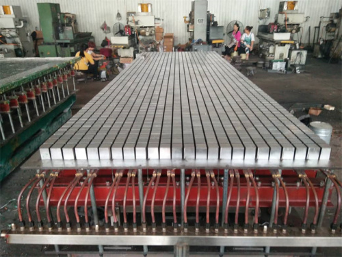 Frp grating machine for walkway platform grating producing