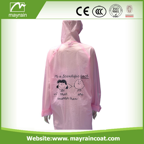 Custom Design Adult PVC Rainwear