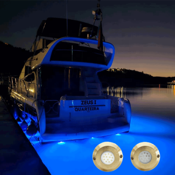 Bronze 12V Boat LED Underwater Lights