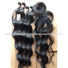 Brazilian Ocean Wave 6-piecs/Set Synthetic Hair Extensions, OEM Orders Accepted, Thick and Healthy