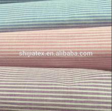 Stripe pattern Poly cotton spandex fabric