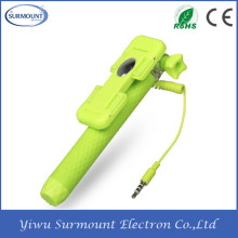Hot Mini Pocket Foldable Monopod Wired Selfie Stick