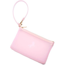 Zippered Bag with Wristlet for Makeup Cosmetics