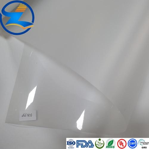 0.35mm Clear Translucent Matte and Glossy PP Films