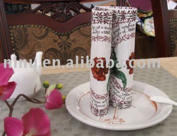 YLNL238 paper napkin/dinner paper napkin,decorative paper dinner napkins