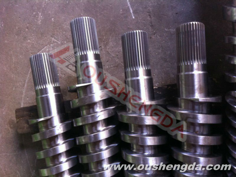 Kunststoffextruder Doppelschneckenzylinder für PVC-Rohr und Schaumstoff Zhoushan Hersteller COLMONOY Stellite BIMETALLIC