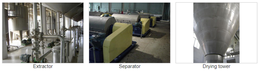 Auszieher, Separator, Trockenturm Extractor, Separator, Drying Tower