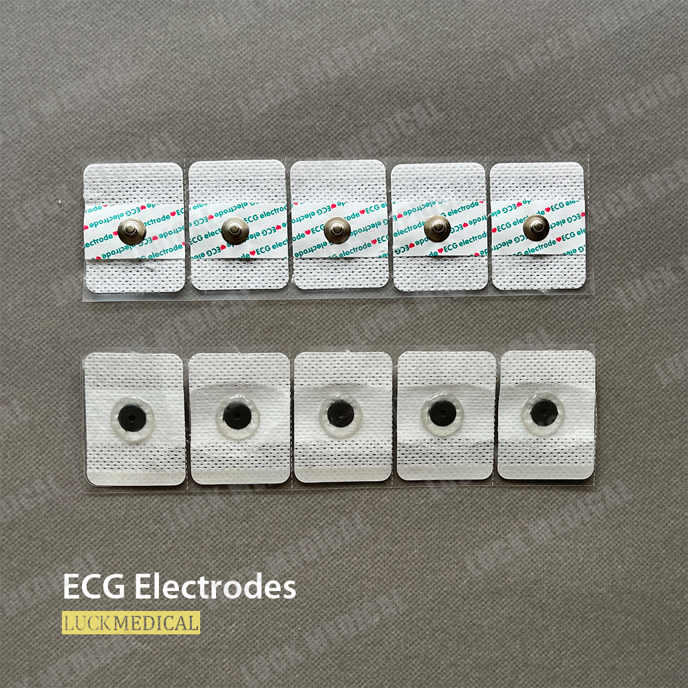 أقطاب ECG للبالغين /الأطفال يمكن التخلص منها