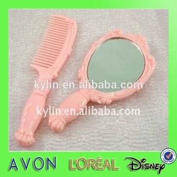 hand mirror and comb set