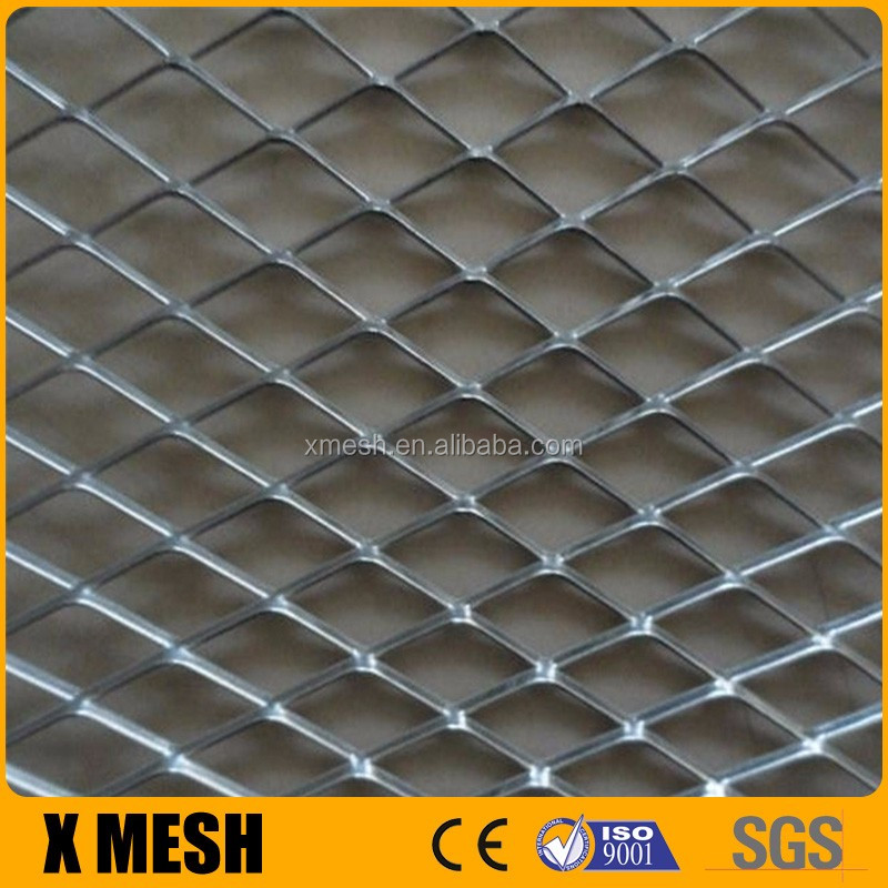 Copper expanded metal mesh with 72x96 inches size