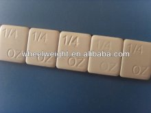 new style fe(iron) adhesive/stick on wheel weights