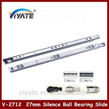 27mm office desk drawer slide/two way travel drawer slide/mini drawer slide
