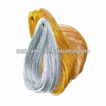 2MM SILVER AND GOLD METALLIC ELASTIC CORD