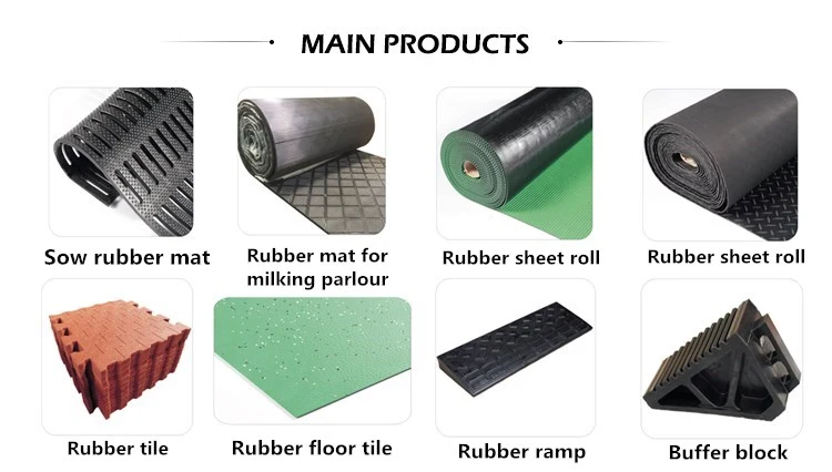 Elastic Indoor Outdoor Anti-Bacteria Mould Proof Rubber Floor Tile