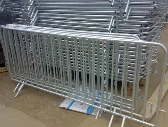 Factory Metal Galvanized and PVC Coated Concert Crowd Control Barrier