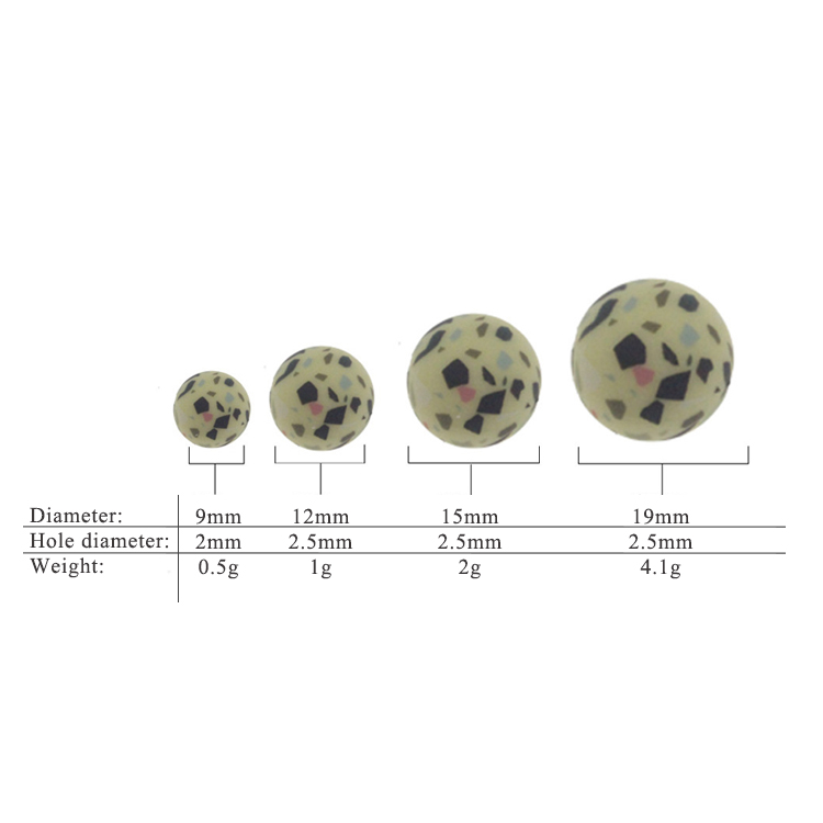 Leopard Bpa Free Teether Supplies Mix Double Hole 19mm Kits Custom 20mm Printed Bulk Clip Pacifier Silicone Beads